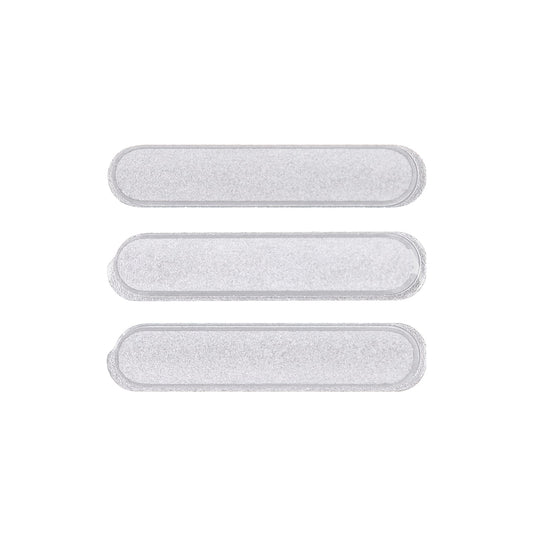 תחליף ל-IPAD PRO 12.9 אינץ' סט כפתורים צד שני (3 יחידות/סט) - כסף