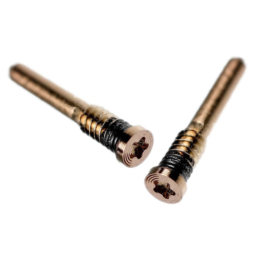 REPLACEMENT FOR IPHONE 11/11 PRO/11 PRO MAX BOTTOM SCREW 2PCS/SET - GOLD - EXPRESS PARTS -WHOLESALE CELLPHONE REPAIR PARTS