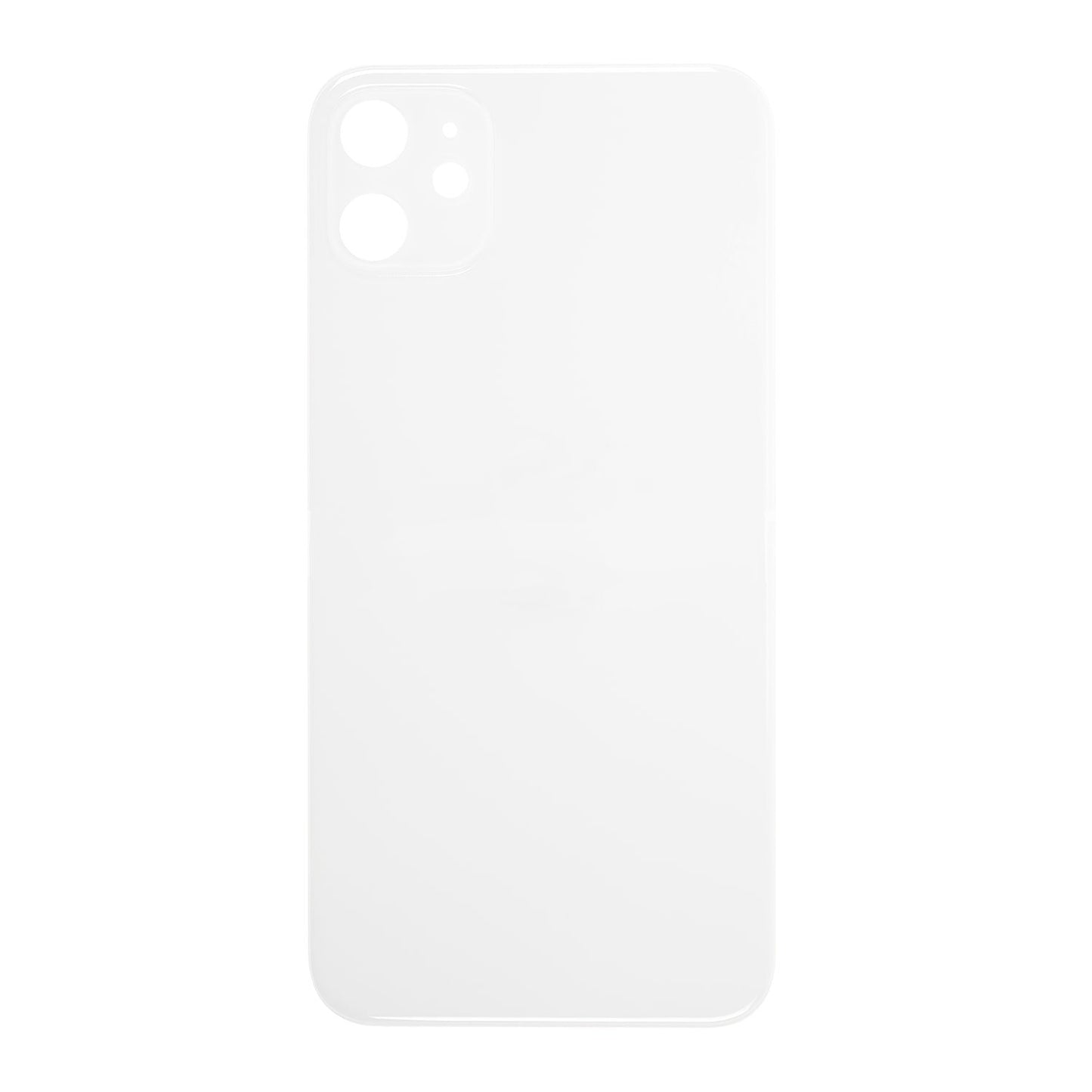 REPLACEMENT FOR IPHONE 11 BACK COVER - WHITE - EXPRESS PARTS -WHOLESALE CELLPHONE REPAIR PARTS