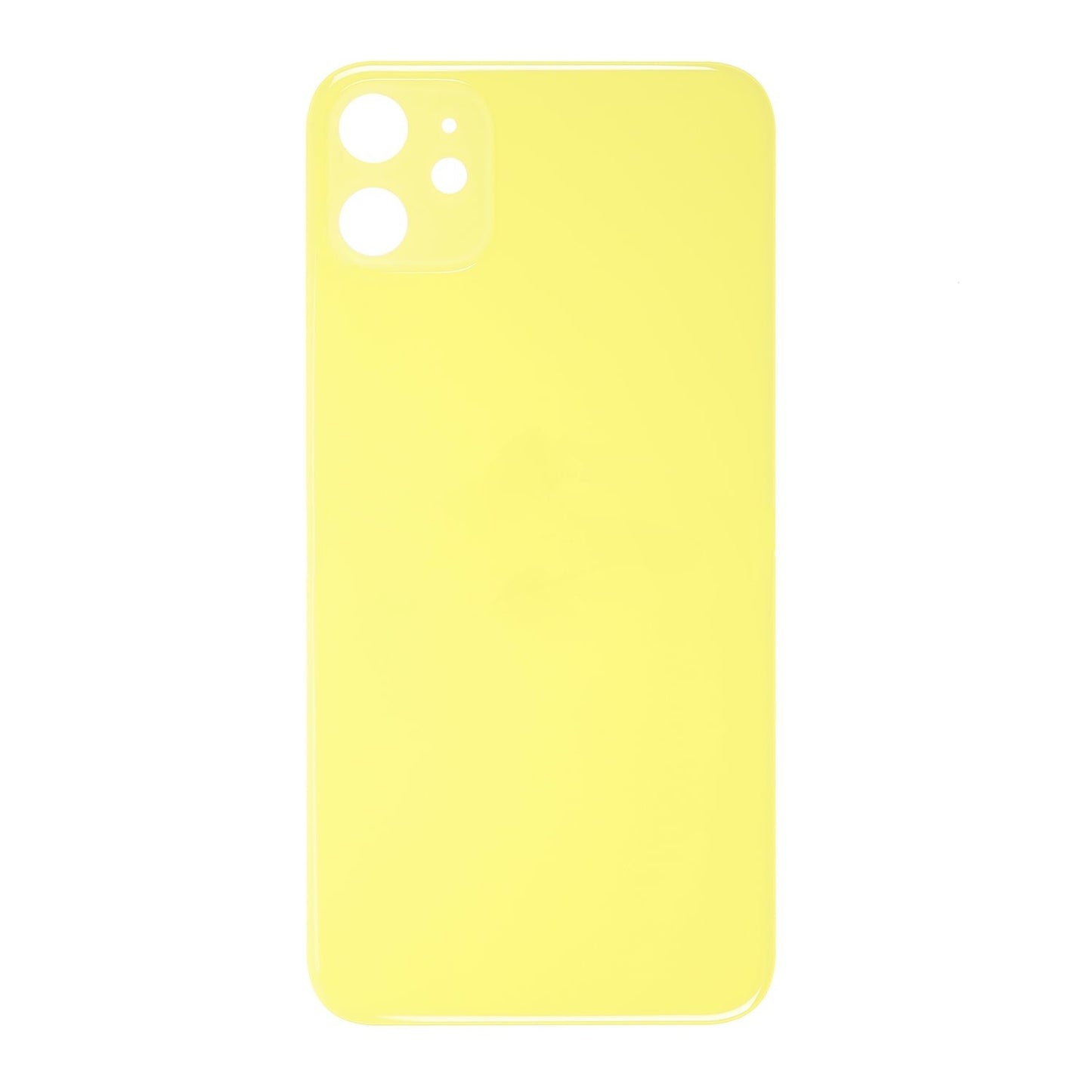 REPLACEMENT FOR IPHONE 11 BACK COVER - YELLOW - EXPRESS PARTS -WHOLESALE CELLPHONE REPAIR PARTS