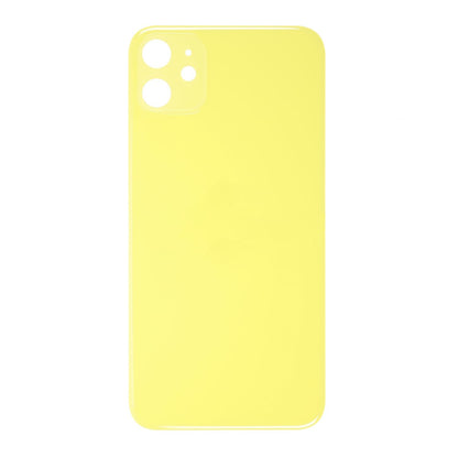 REPLACEMENT FOR IPHONE 11 BACK COVER - YELLOW - EXPRESS PARTS -WHOLESALE CELLPHONE REPAIR PARTS