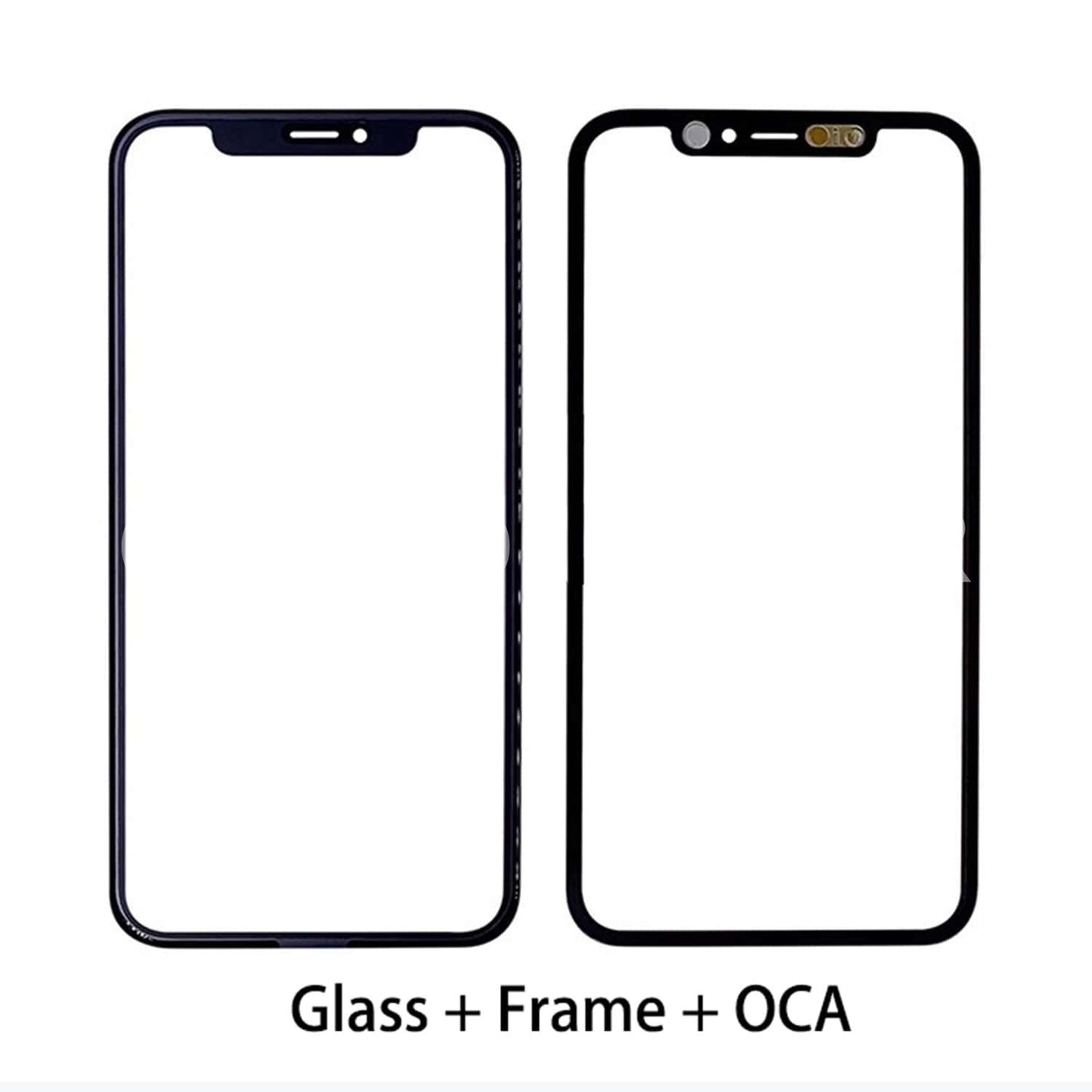 REPLACEMENT FOR IPHONE 11 FRONT GLASS WITH FRAME BEZEL ASSEMBLED OCA FILM - EXPRESS PARTS -WHOLESALE CELLPHONE REPAIR PARTS