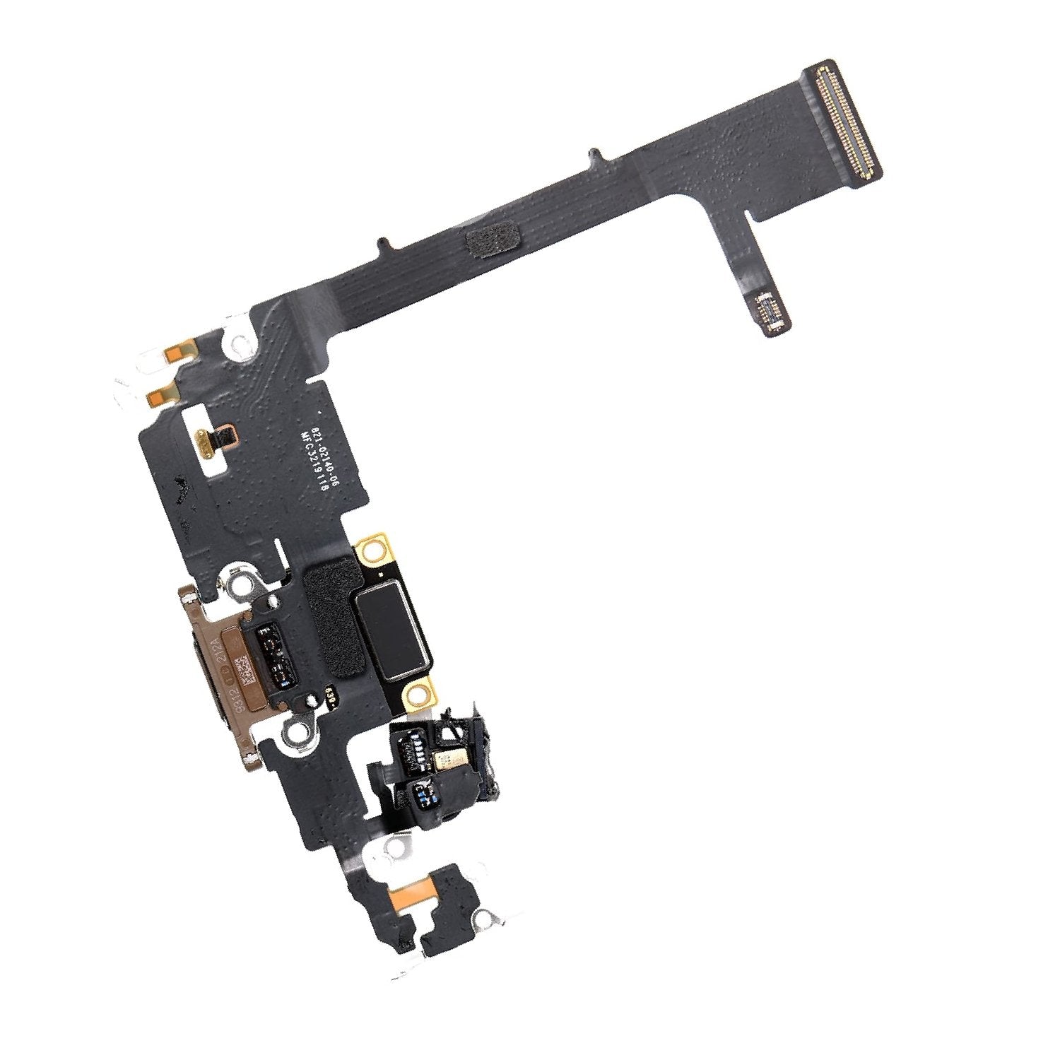 REPLACEMENT FOR IPHONE 11 PRO CHARGING CONNECTOR ASSEMBLY - GOLD - EXPRESS PARTS -WHOLESALE CELLPHONE REPAIR PARTS