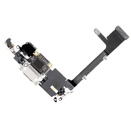 REPLACEMENT FOR IPHONE 11 PRO CHARGING CONNECTOR ASSEMBLY - SILVER - EXPRESS PARTS -WHOLESALE CELLPHONE REPAIR PARTS