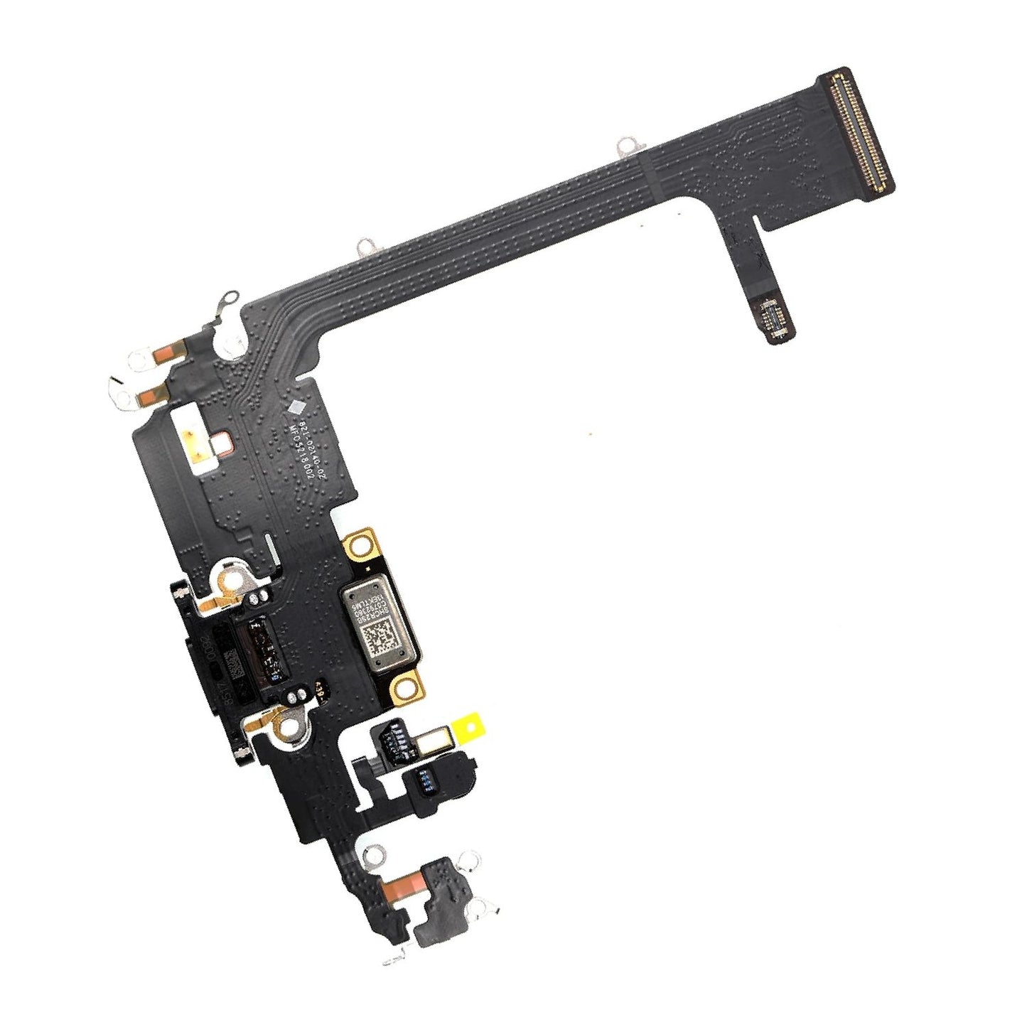 REPLACEMENT FOR IPHONE 11 PRO CHARGING CONNECTOR ASSEMBLY - SPACE GRAY - EXPRESS PARTS -WHOLESALE CELLPHONE REPAIR PARTS