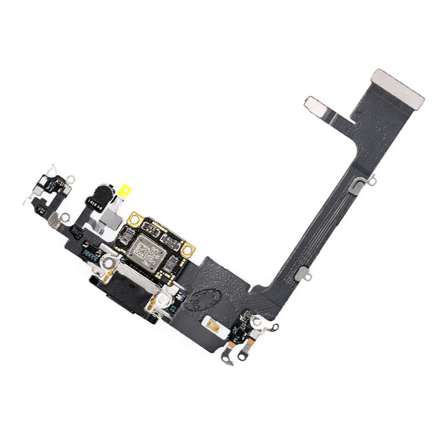 REPLACEMENT FOR IPHONE 11 PRO CHARGING CONNECTOR ASSEMBLY - SPACE GRAY - EXPRESS PARTS -WHOLESALE CELLPHONE REPAIR PARTS