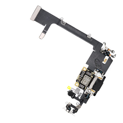 REPLACEMENT FOR IPHONE 11 PRO CHARGING CONNECTOR ASSEMBLY - SPACE GRAY - EXPRESS PARTS -WHOLESALE CELLPHONE REPAIR PARTS