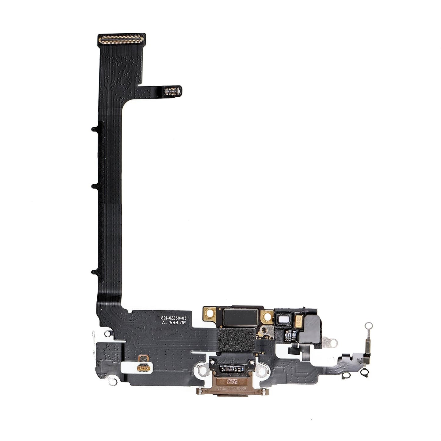 REPLACEMENT FOR IPHONE 11 PRO MAX CHARGING CONNECTOR ASSEMBLY - GOLD - EXPRESS PARTS -WHOLESALE CELLPHONE REPAIR PARTS