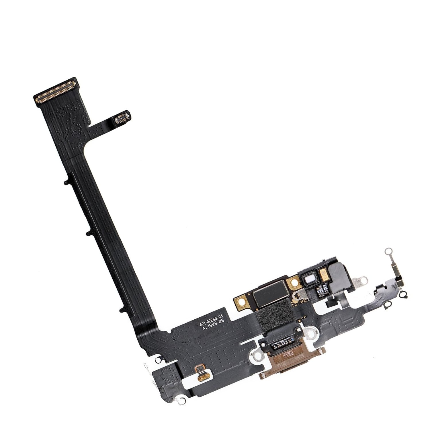 REPLACEMENT FOR IPHONE 11 PRO MAX CHARGING CONNECTOR ASSEMBLY - GOLD - EXPRESS PARTS -WHOLESALE CELLPHONE REPAIR PARTS