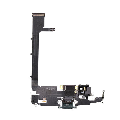 REPLACEMENT FOR IPHONE 11 PRO MAX CHARGING CONNECTOR ASSEMBLY - MIDNIGHT GREEN - EXPRESS PARTS -WHOLESALE CELLPHONE REPAIR PARTS