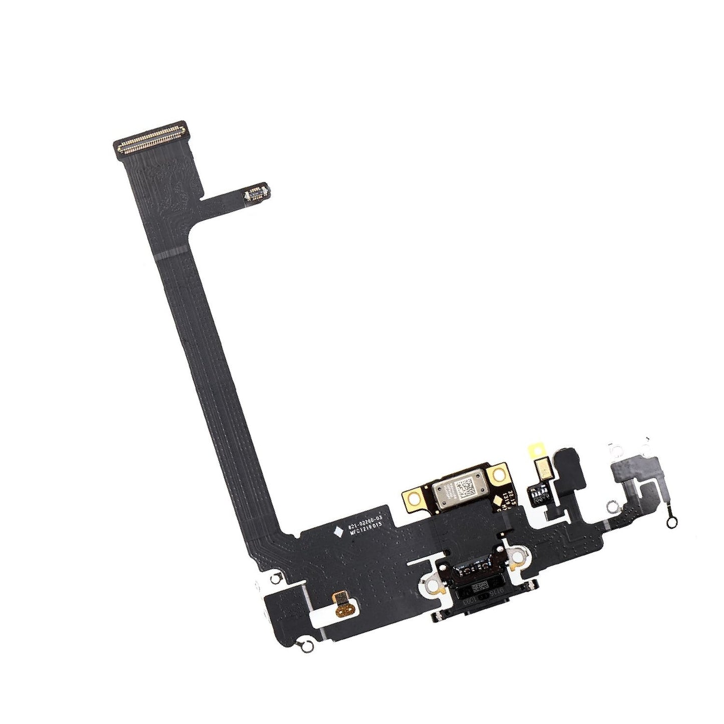 REPLACEMENT FOR IPHONE 11 PRO MAX CHARGING CONNECTOR ASSEMBLY - SPACE GRAY - EXPRESS PARTS -WHOLESALE CELLPHONE REPAIR PARTS