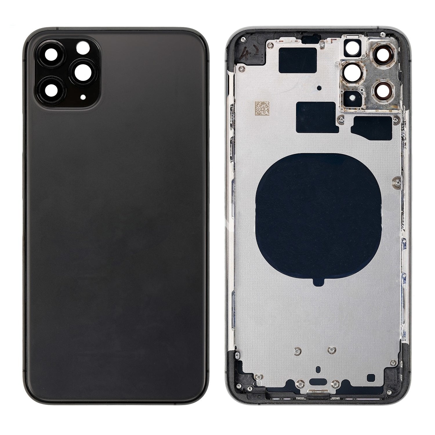 REPLACEMENT FOR IPHONE 11 PRO MAX REAR HOUSING WITH FRAME - SPACE GRAY - EXPRESS PARTS -WHOLESALE CELLPHONE REPAIR PARTS