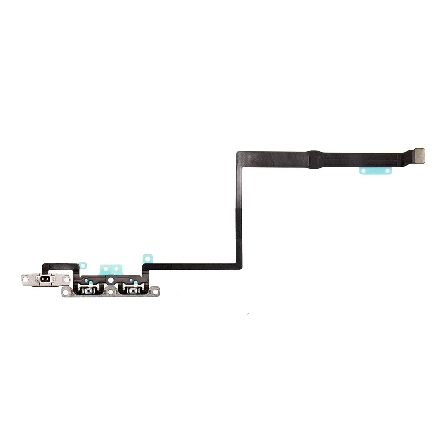 REPLACEMENT FOR IPHONE 11 PRO MAX VOLUME BUTTON FLEX CABLE WITH METAL BRACKET ASSEMBLY - EXPRESS PARTS -WHOLESALE CELLPHONE REPAIR PARTS