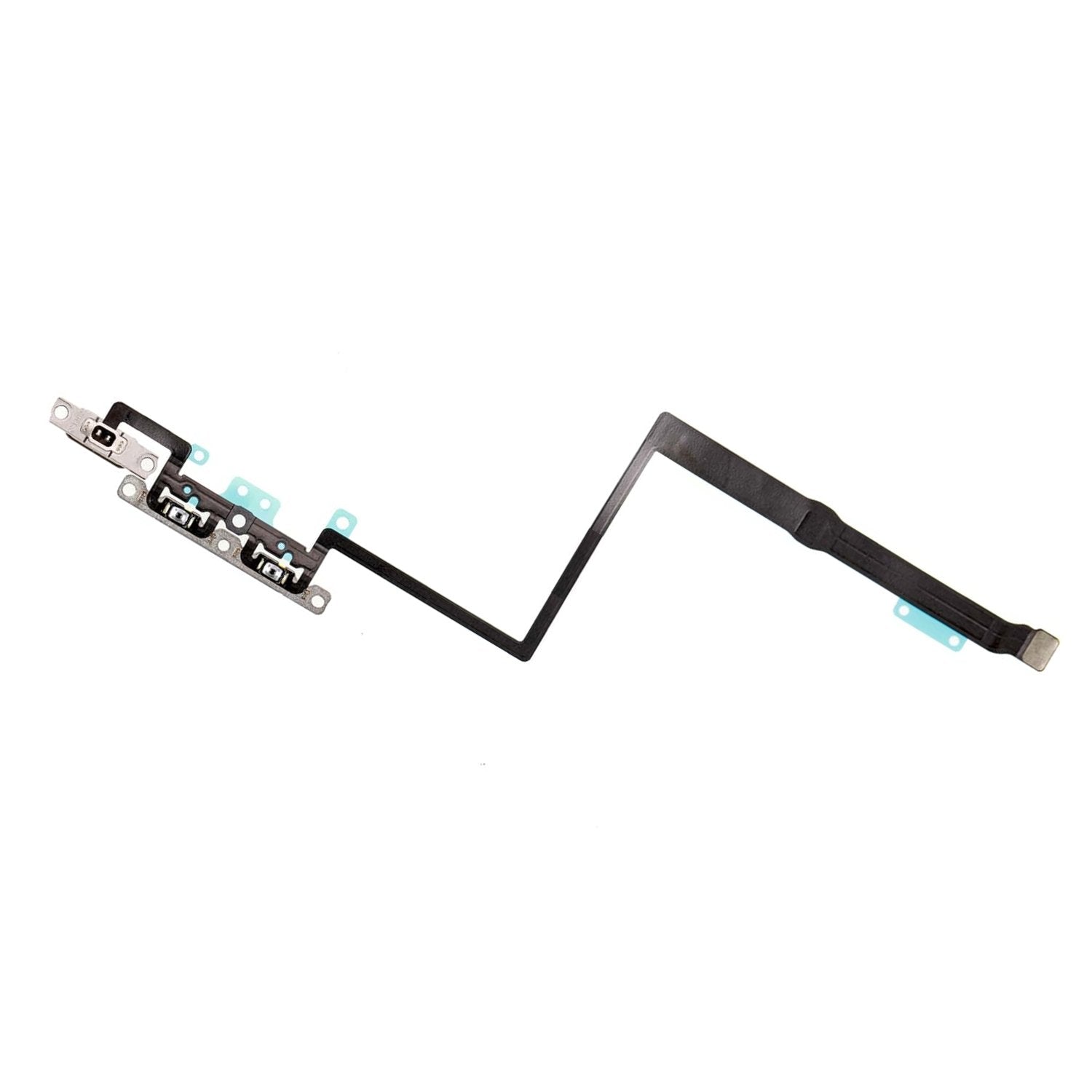 REPLACEMENT FOR IPHONE 11 PRO MAX VOLUME BUTTON FLEX CABLE WITH METAL BRACKET ASSEMBLY - EXPRESS PARTS -WHOLESALE CELLPHONE REPAIR PARTS