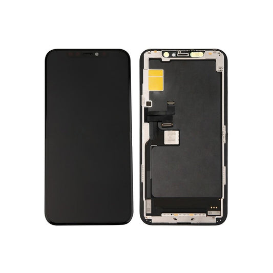 REPLACEMENT FOR IPHONE 11 PRO OLED SCREEN DIGITIZER ASSEMBLY - BLACK - EXPRESS PARTS -WHOLESALE CELLPHONE REPAIR PARTS