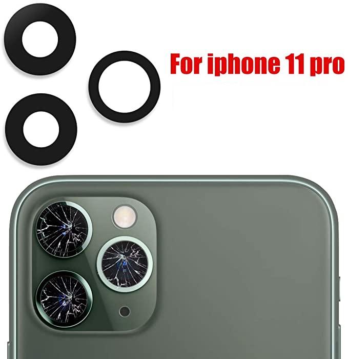 REPLACEMENT FOR IPHONE 11 PRO/PRO MAX REAR CAMERA GLASS LENS - EXPRESS PARTS -WHOLESALE CELLPHONE REPAIR PARTS