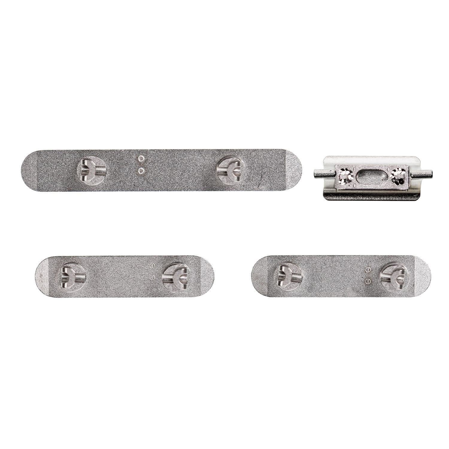 REPLACEMENT FOR IPHONE 11 PRO/ PRO MAX SIDE BUTTONS SET - SILVER - EXPRESS PARTS -WHOLESALE CELLPHONE REPAIR PARTS