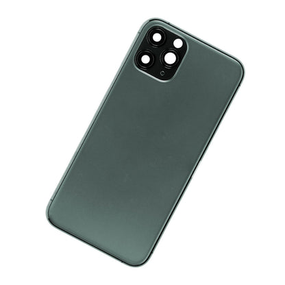 REPLACEMENT FOR IPHONE 11 PRO REAR HOUSING WITH FRAME - MIDNIGHT GREEN - EXPRESS PARTS -WHOLESALE CELLPHONE REPAIR PARTS