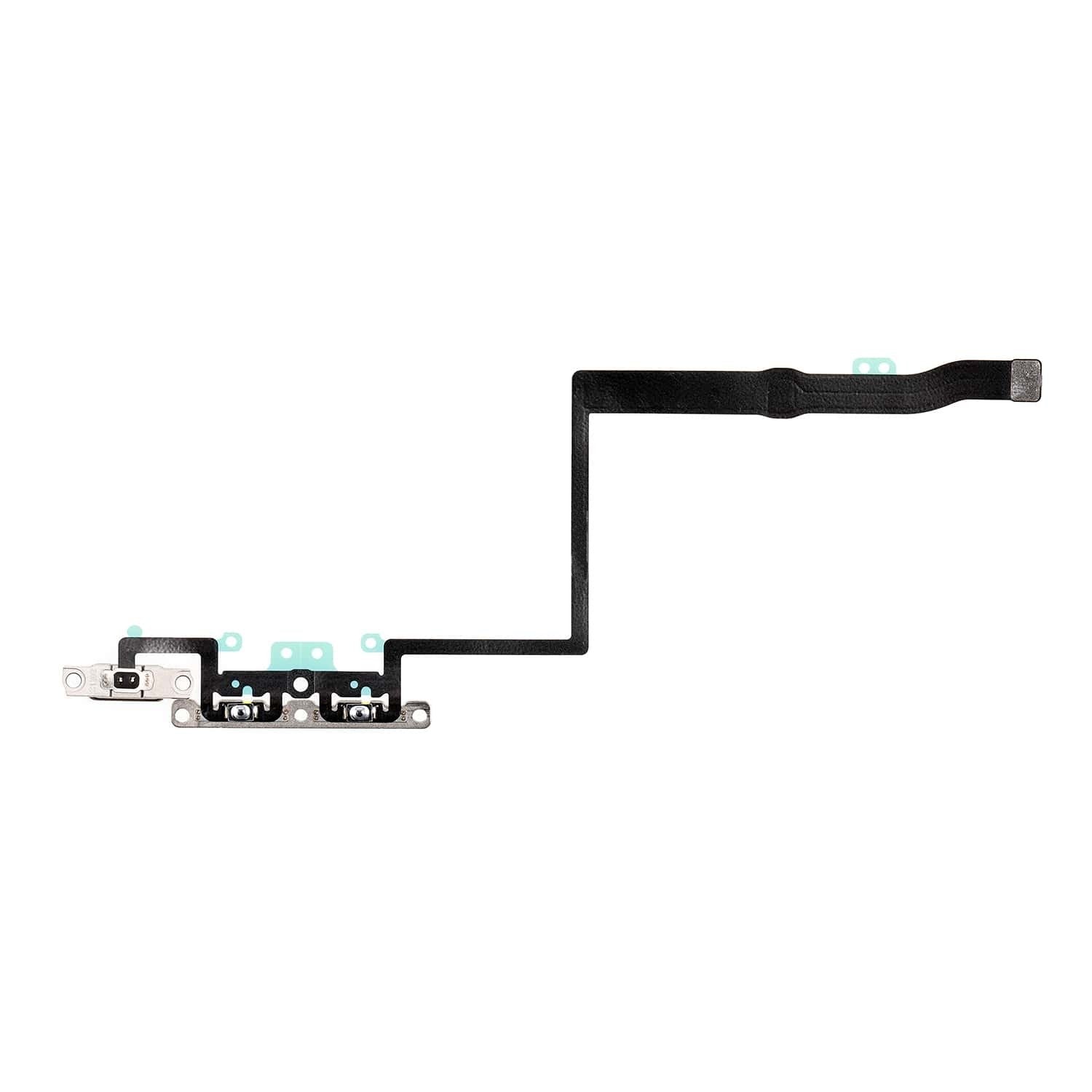 REPLACEMENT FOR IPHONE 11 PRO VOLUME BUTTON FLEX CABLE WITH METAL BRACKET ASSEMBLY - EXPRESS PARTS -WHOLESALE CELLPHONE REPAIR PARTS