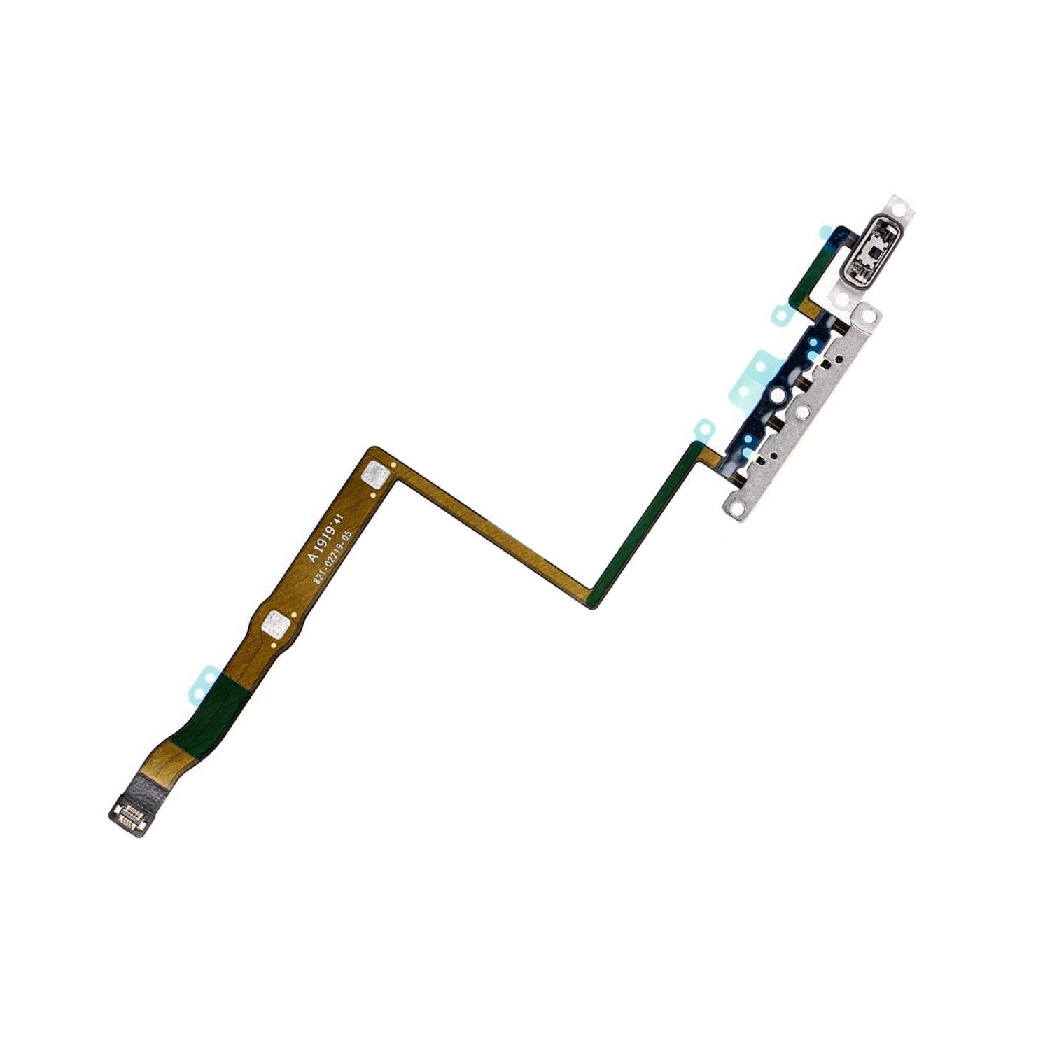 REPLACEMENT FOR IPHONE 11 PRO VOLUME BUTTON FLEX CABLE WITH METAL BRACKET ASSEMBLY - EXPRESS PARTS -WHOLESALE CELLPHONE REPAIR PARTS