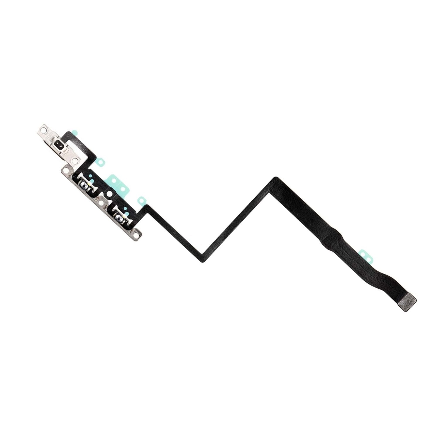 REPLACEMENT FOR IPHONE 11 PRO VOLUME BUTTON FLEX CABLE WITH METAL BRACKET ASSEMBLY - EXPRESS PARTS -WHOLESALE CELLPHONE REPAIR PARTS