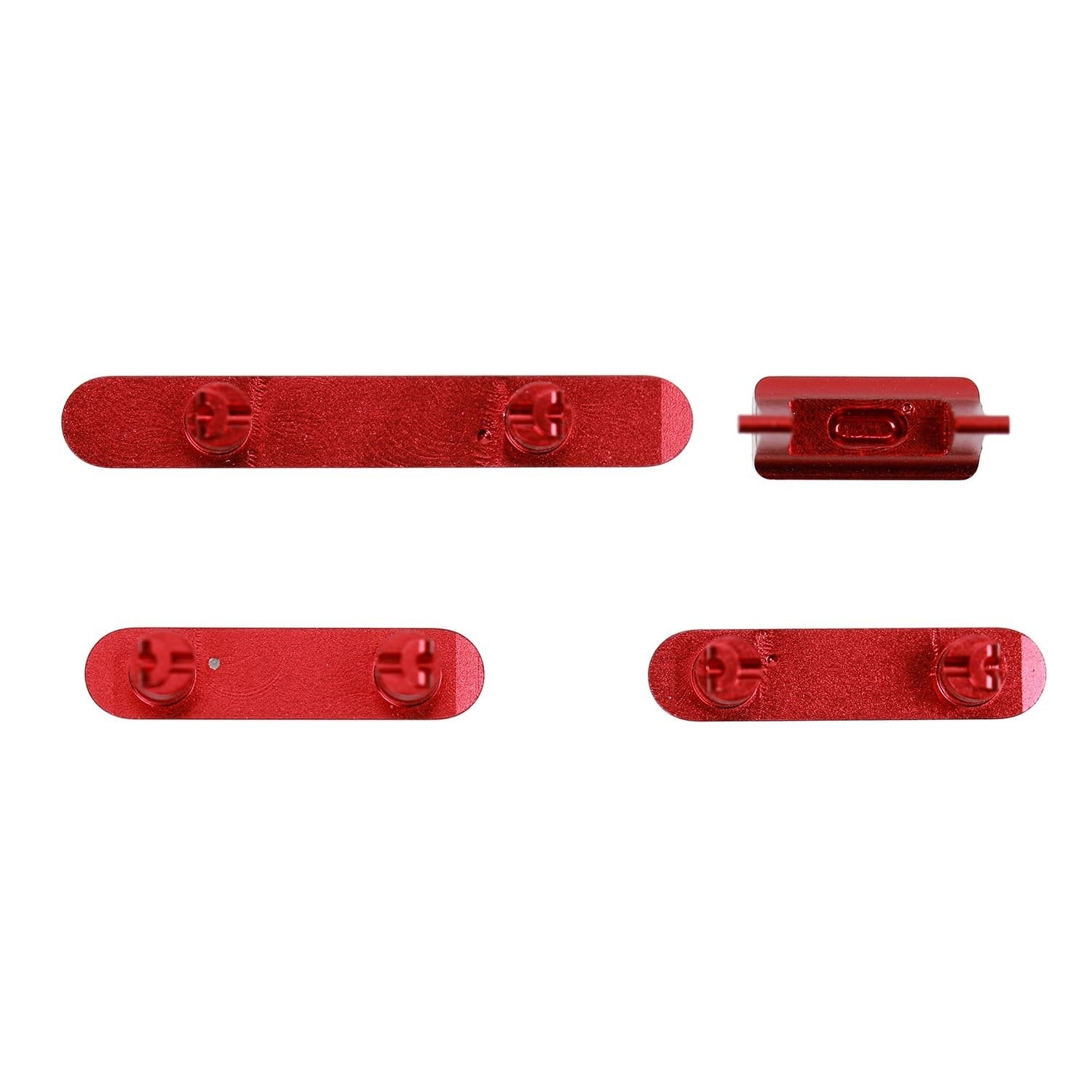 REPLACEMENT FOR IPHONE 11 SIDE BUTTONS SET - RED - EXPRESS PARTS -WHOLESALE CELLPHONE REPAIR PARTS