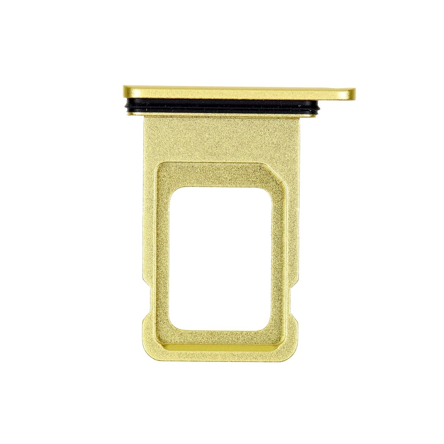 REPLACEMENT FOR IPHONE 11 SINGLE SIM CARD TRAY - YELLOW - EXPRESS PARTS -WHOLESALE CELLPHONE REPAIR PARTS