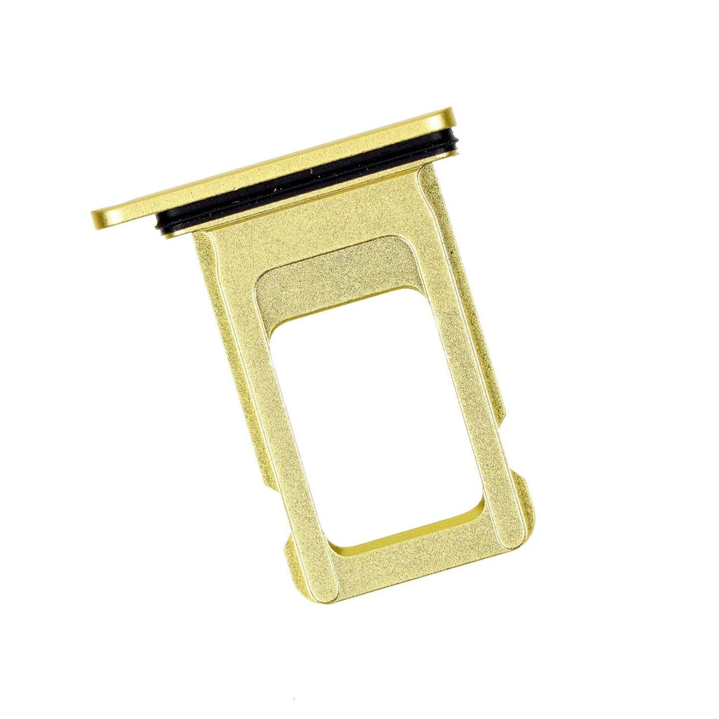 REPLACEMENT FOR IPHONE 11 SINGLE SIM CARD TRAY - YELLOW - EXPRESS PARTS -WHOLESALE CELLPHONE REPAIR PARTS