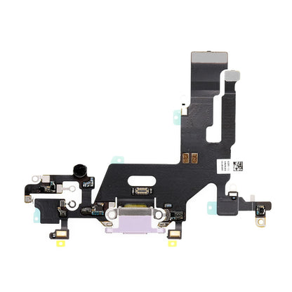 REPLACEMENT FOR IPHONE 11 USB CHARGING FLEX CABLE - PURPLE - EXPRESS PARTS -WHOLESALE CELLPHONE REPAIR PARTS