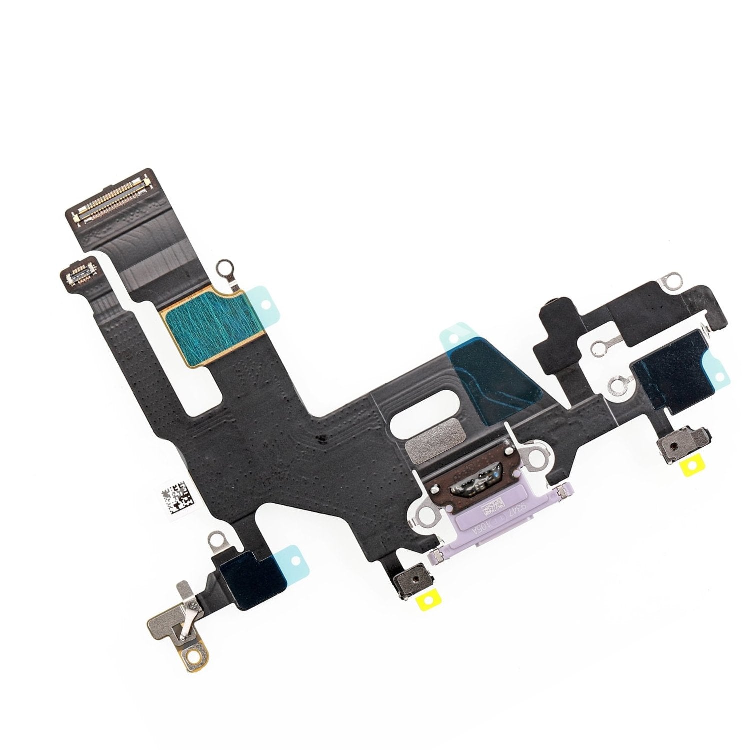 REPLACEMENT FOR IPHONE 11 USB CHARGING FLEX CABLE - PURPLE - EXPRESS PARTS -WHOLESALE CELLPHONE REPAIR PARTS