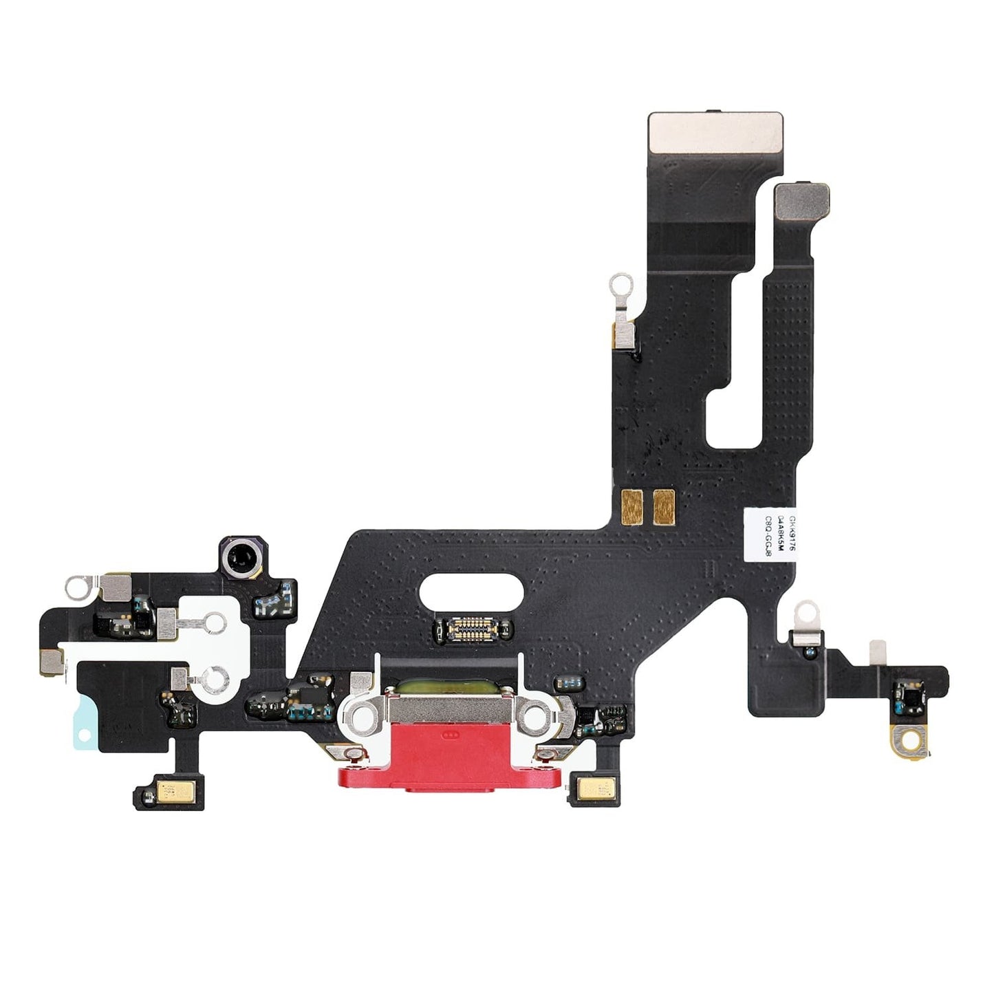 REPLACEMENT FOR IPHONE 11 USB CHARGING FLEX CABLE - RED - EXPRESS PARTS -WHOLESALE CELLPHONE REPAIR PARTS