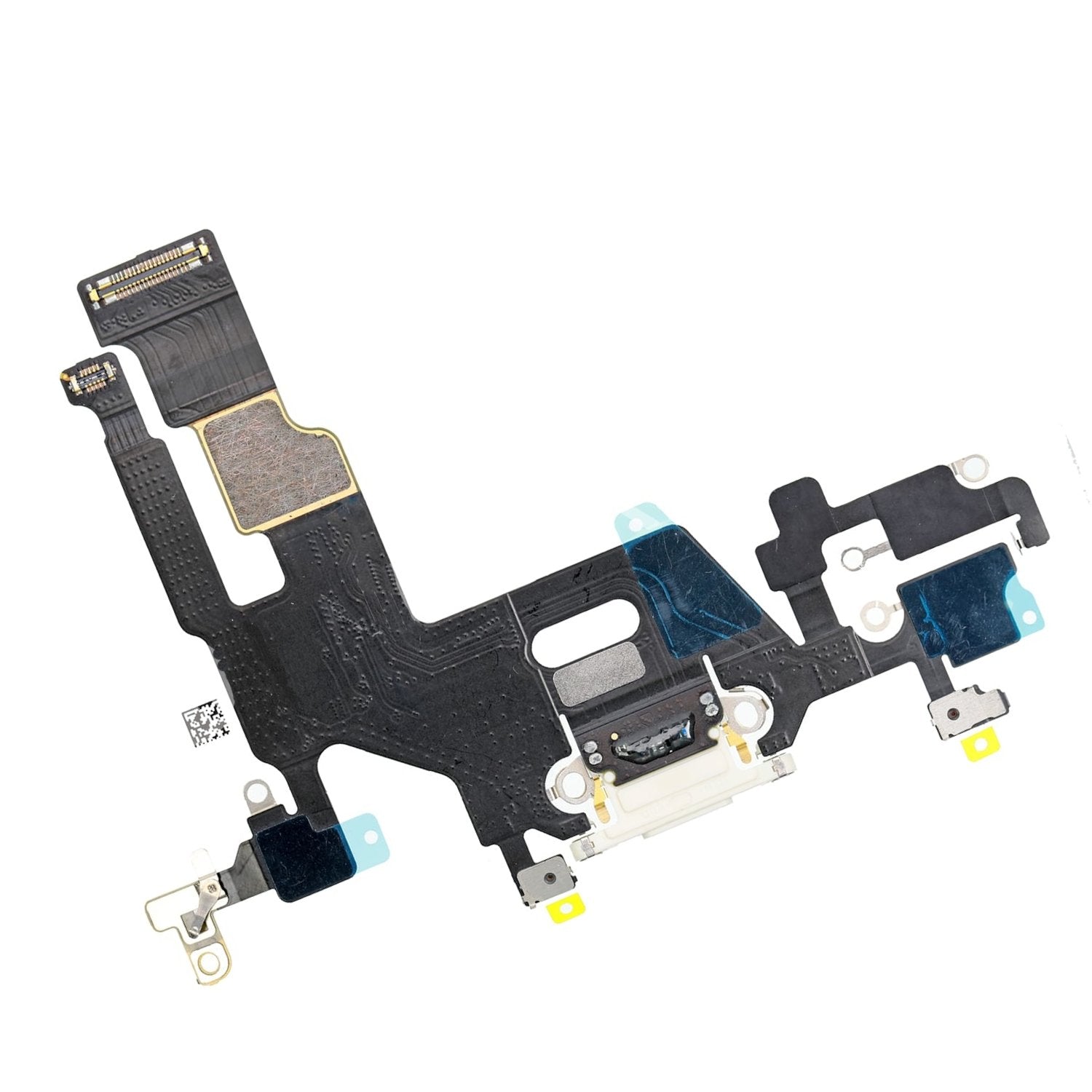 REPLACEMENT FOR IPHONE 11 USB CHARGING FLEX CABLE - WHITE - EXPRESS PARTS -WHOLESALE CELLPHONE REPAIR PARTS