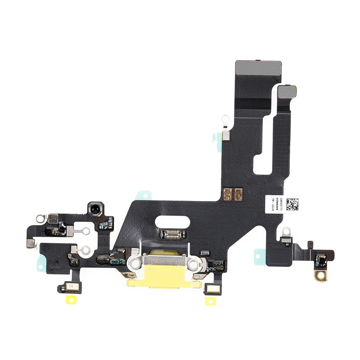 REPLACEMENT FOR IPHONE 11 USB CHARGING FLEX CABLE - YELLOW - EXPRESS PARTS -WHOLESALE CELLPHONE REPAIR PARTS