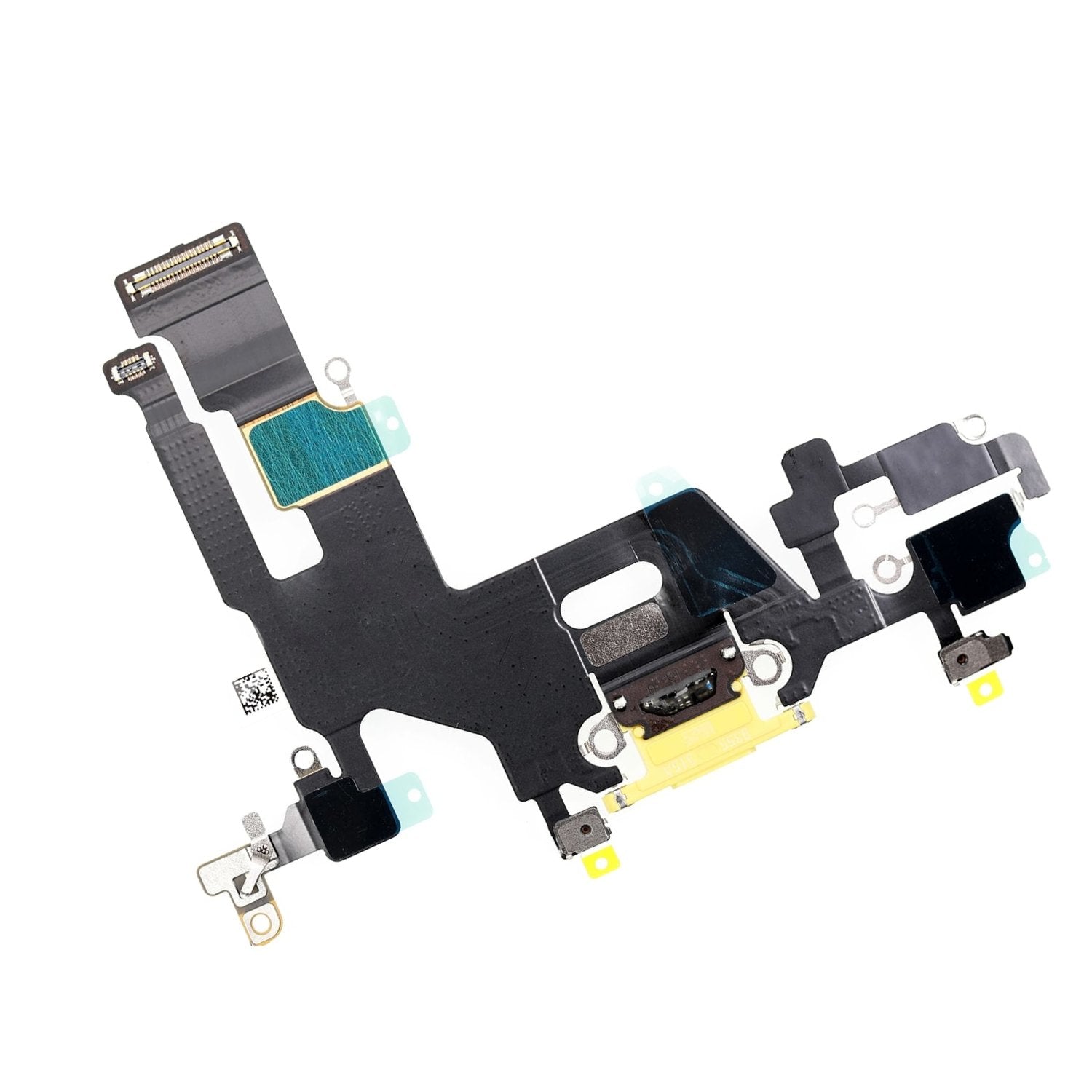 REPLACEMENT FOR IPHONE 11 USB CHARGING FLEX CABLE - YELLOW - EXPRESS PARTS -WHOLESALE CELLPHONE REPAIR PARTS