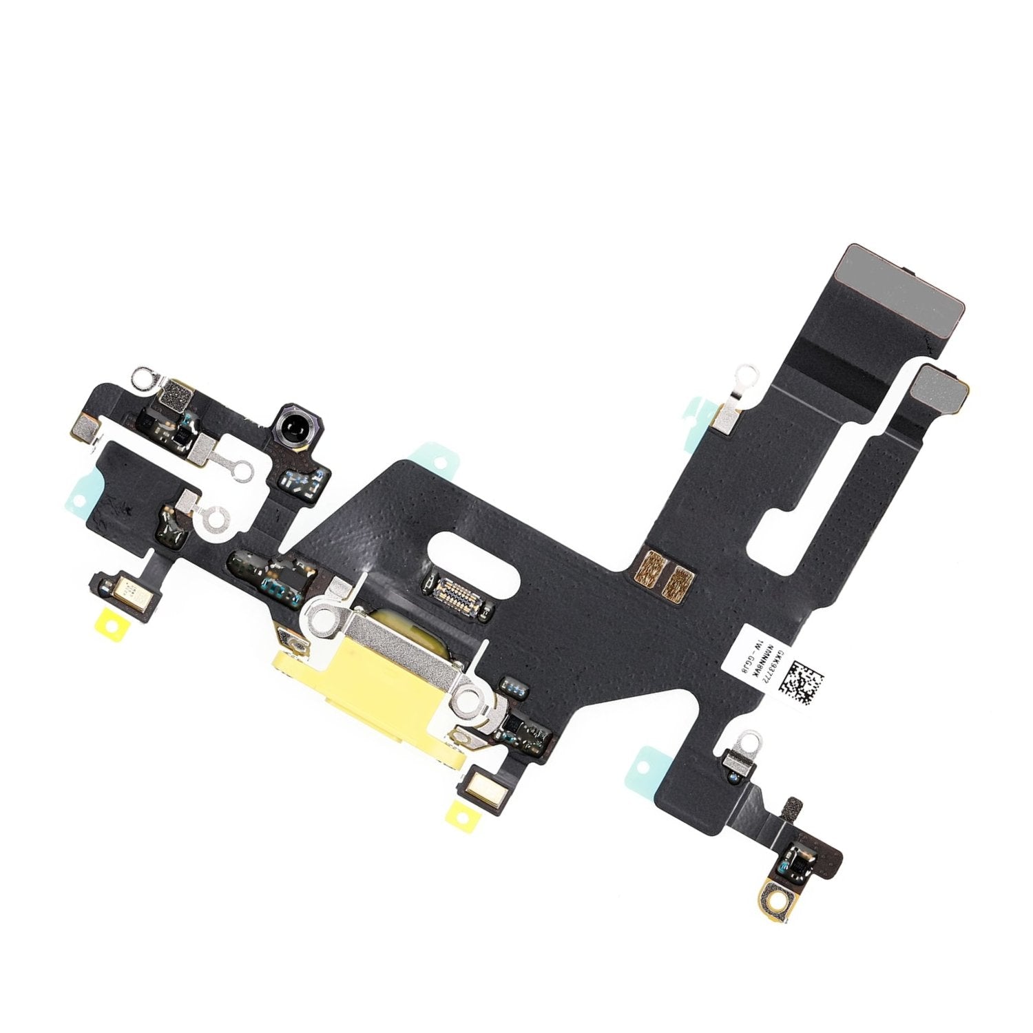 REPLACEMENT FOR IPHONE 11 USB CHARGING FLEX CABLE - YELLOW - EXPRESS PARTS -WHOLESALE CELLPHONE REPAIR PARTS