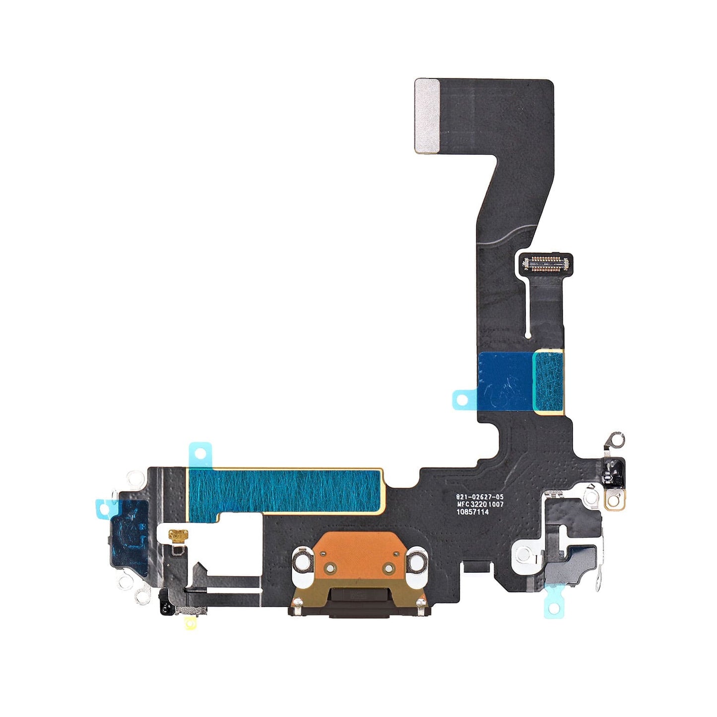 REPLACEMENT FOR IPHONE 1212 PRO USB CHARGING FLEX CABLE - BLACK