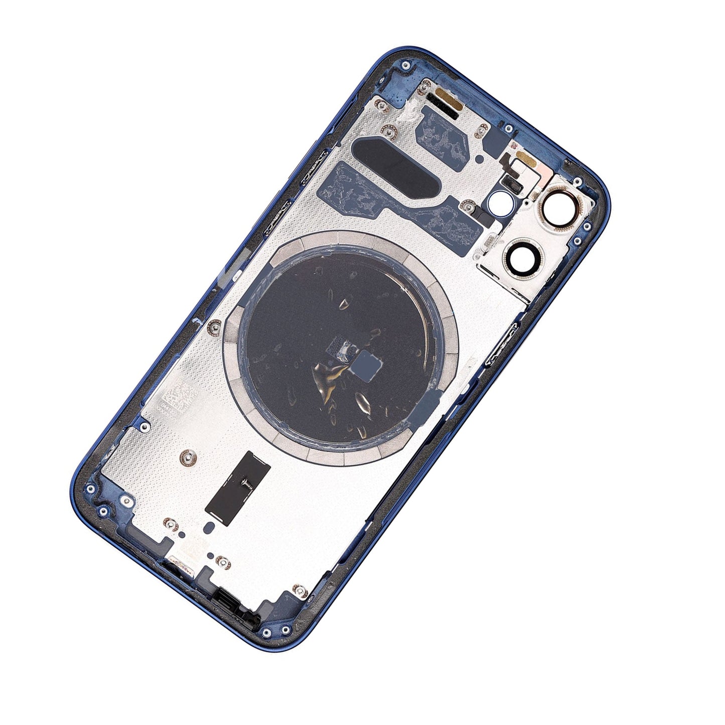 REPLACEMENT FOR IPHONE 12 MINI REAR HOUSING WITH FRAME - BLUE