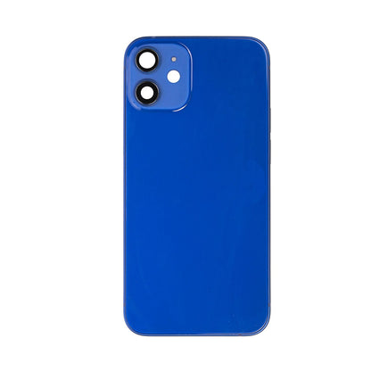 REPLACEMENT FOR IPHONE 12 MINI REAR HOUSING WITH FRAME - BLUE