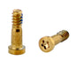 REPLACEMENT FOR IPHONE 6/6 PLUS/6S/6S PLUS BOTTOM SCREW SET - GOLD - EXPRESS PARTS -WHOLESALE CELLPHONE REPAIR PARTS