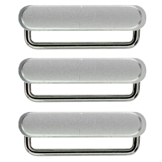 REPLACEMENT FOR IPHONE 6/6 PLUS SIDE BUTTONS SET - SILVER - EXPRESS PARTS -WHOLESALE CELLPHONE REPAIR PARTS