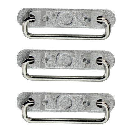 REPLACEMENT FOR IPHONE 6/6 PLUS SIDE BUTTONS SET - SILVER - EXPRESS PARTS -WHOLESALE CELLPHONE REPAIR PARTS