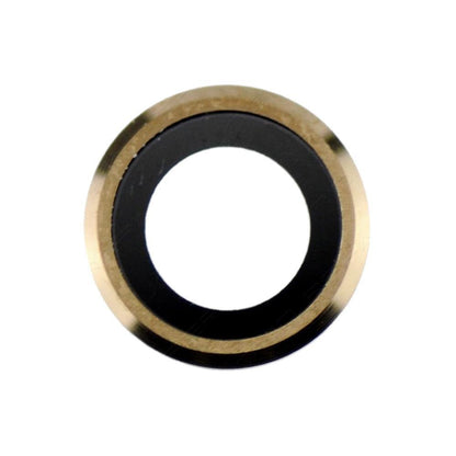 REPLACEMENT FOR IPHONE 66S REAR CAMERA HOLDER WITH LENS - GOLD - EXPRESS PARTS -WHOLESALE CELLPHONE REPAIR PARTS