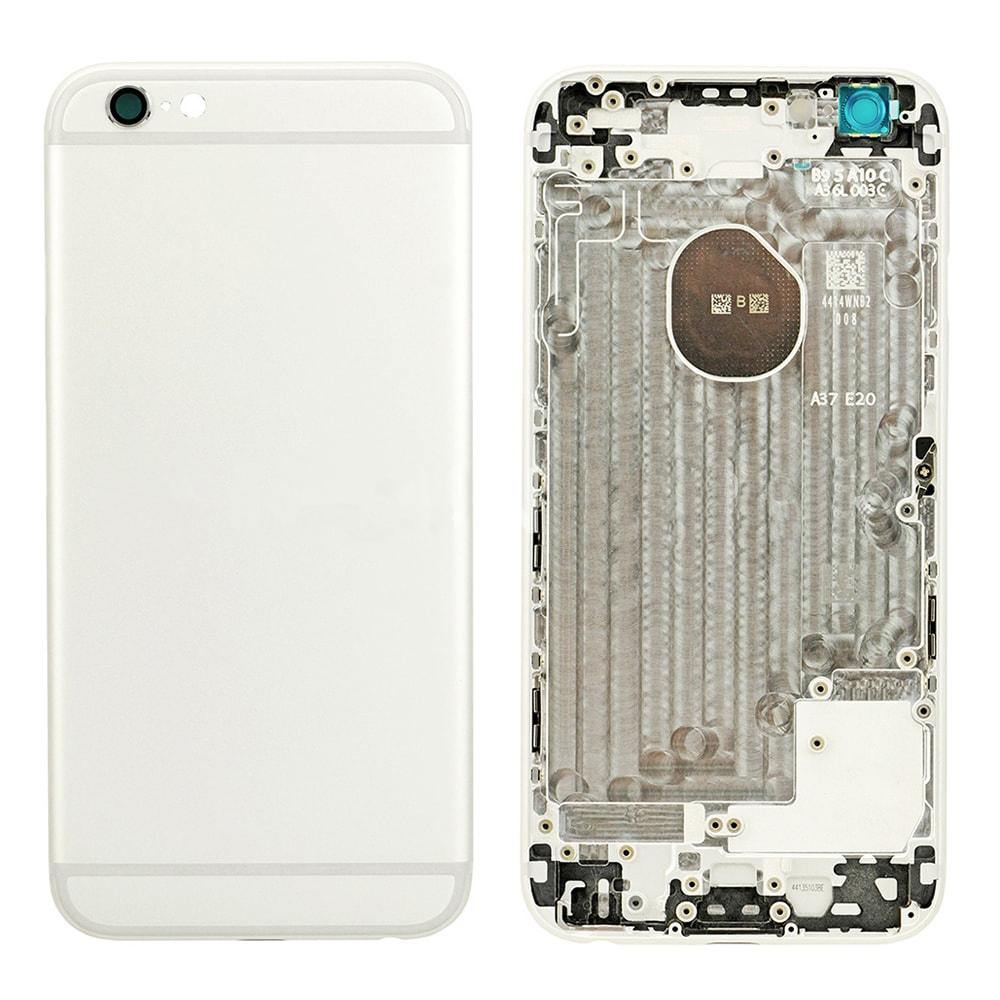 REPLACEMENT FOR IPHONE 6 BACK COVER - SILVER - EXPRESS PARTS -WHOLESALE CELLPHONE REPAIR PARTS