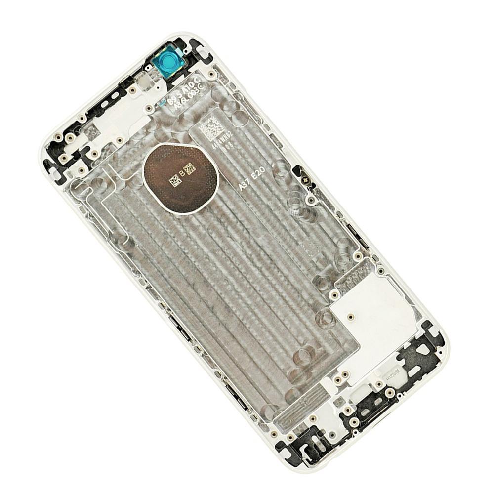 REPLACEMENT FOR IPHONE 6 BACK COVER - SILVER - EXPRESS PARTS -WHOLESALE CELLPHONE REPAIR PARTS