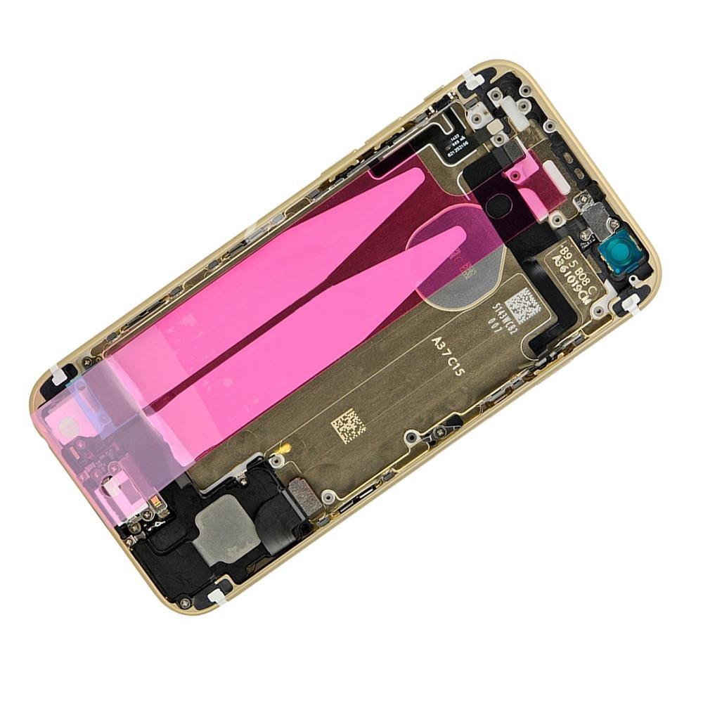 REPLACEMENT FOR IPHONE 6 BACK COVER FULL ASSEMBLY - GOLD - EXPRESS PARTS -WHOLESALE CELLPHONE REPAIR PARTS