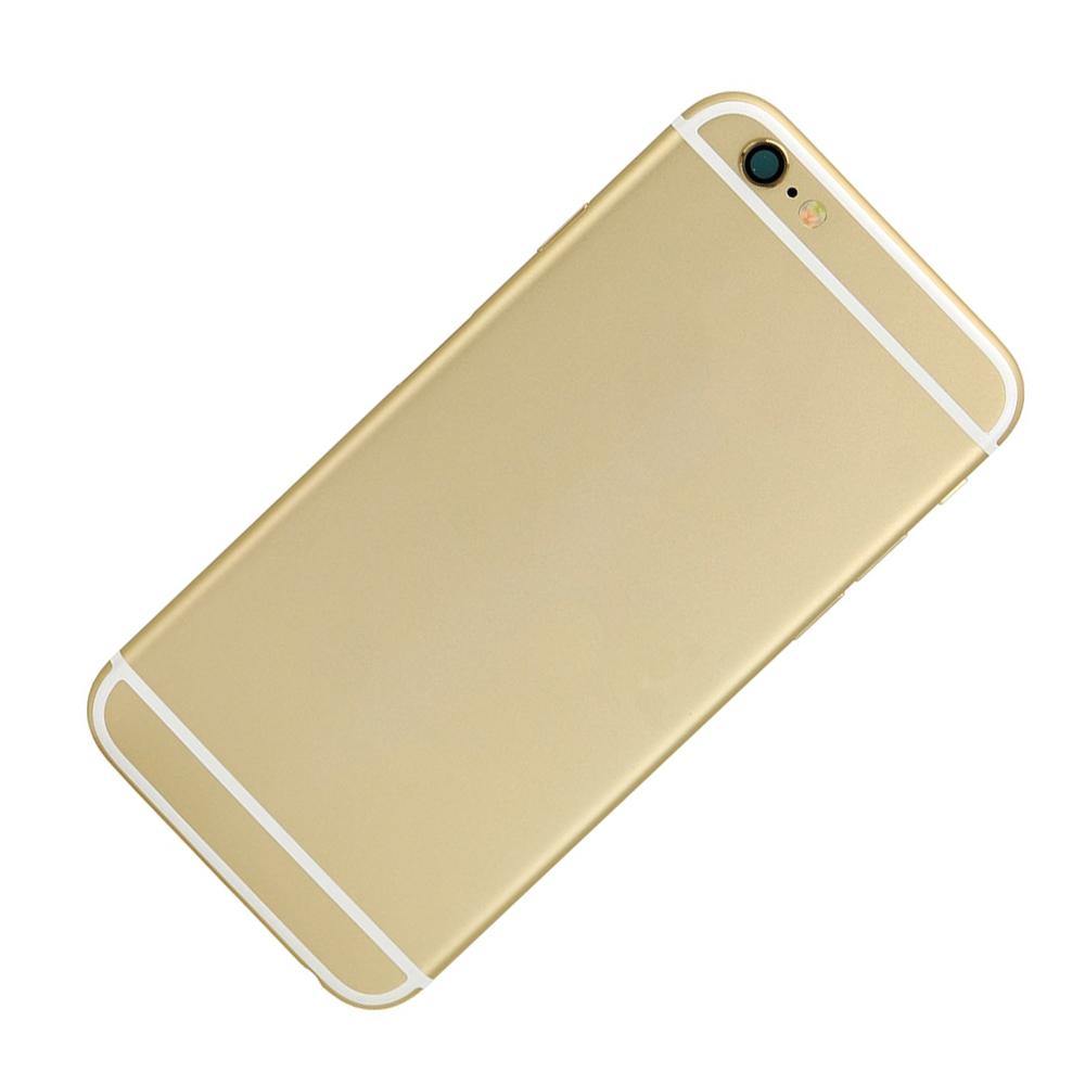 REPLACEMENT FOR IPHONE 6 BACK COVER FULL ASSEMBLY - GOLD - EXPRESS PARTS -WHOLESALE CELLPHONE REPAIR PARTS