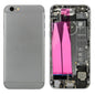 REPLACEMENT FOR IPHONE 6 BACK COVER FULL ASSEMBLY - GRAY - EXPRESS PARTS -WHOLESALE CELLPHONE REPAIR PARTS