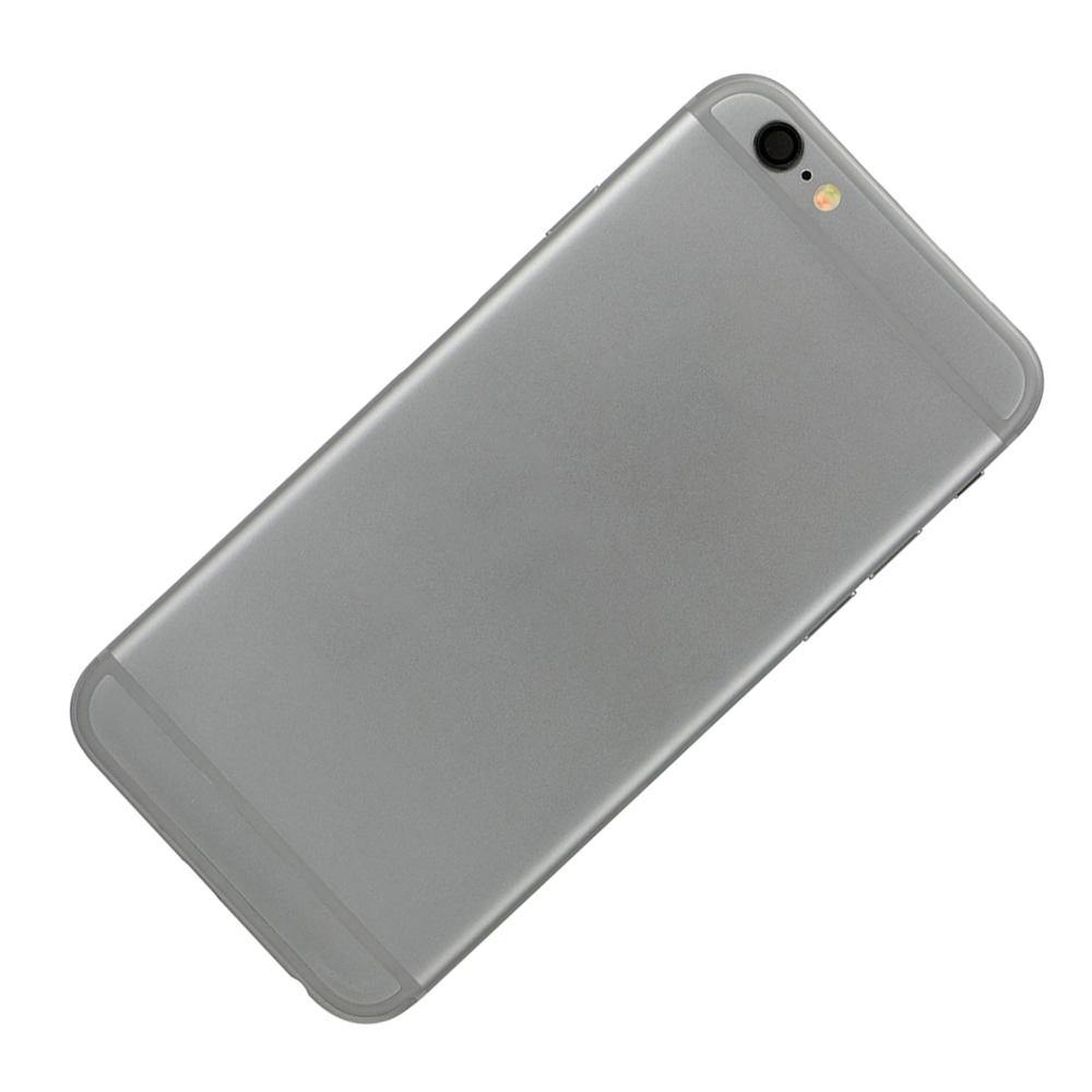 REPLACEMENT FOR IPHONE 6 BACK COVER FULL ASSEMBLY - GRAY - EXPRESS PARTS -WHOLESALE CELLPHONE REPAIR PARTS