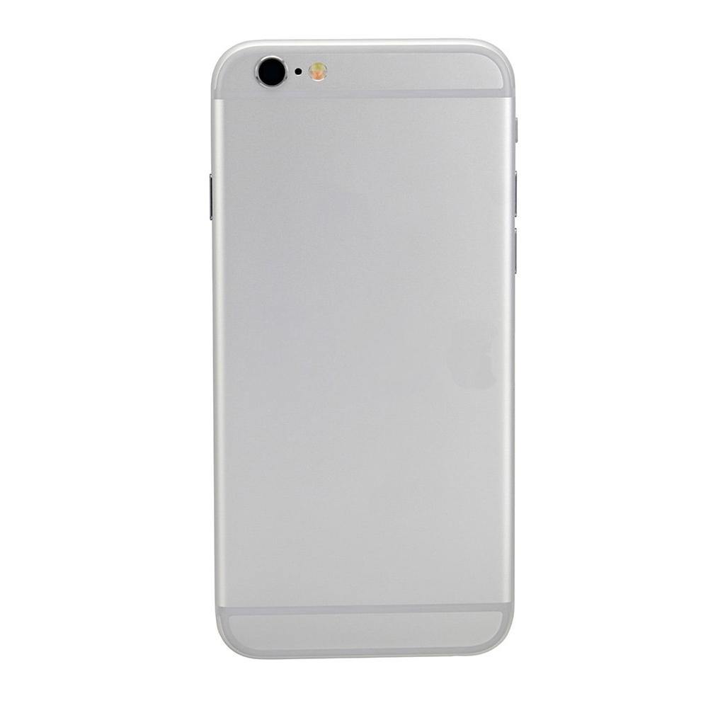 REPLACEMENT FOR IPHONE 6 BACK COVER FULL ASSEMBLY - SILVER - EXPRESS PARTS -WHOLESALE CELLPHONE REPAIR PARTS