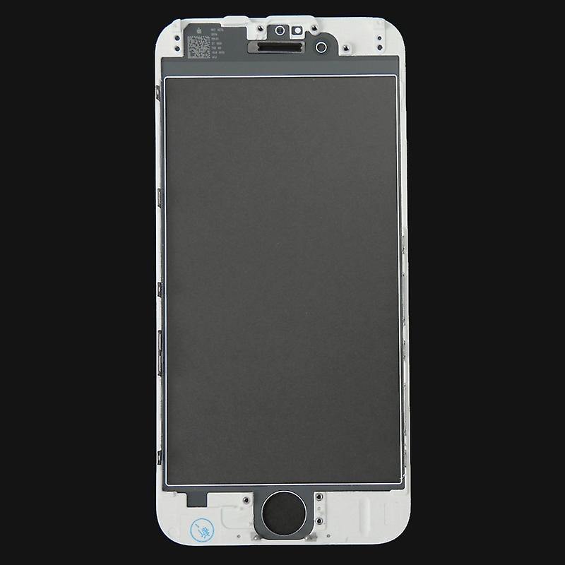 REPLACEMENT FOR IPHONE 6 FRONT GLASS WITH COLD PRESSED FRAME - WHITE - EXPRESS PARTS -WHOLESALE CELLPHONE REPAIR PARTS